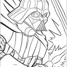 Portrait of darth vader coloring pages