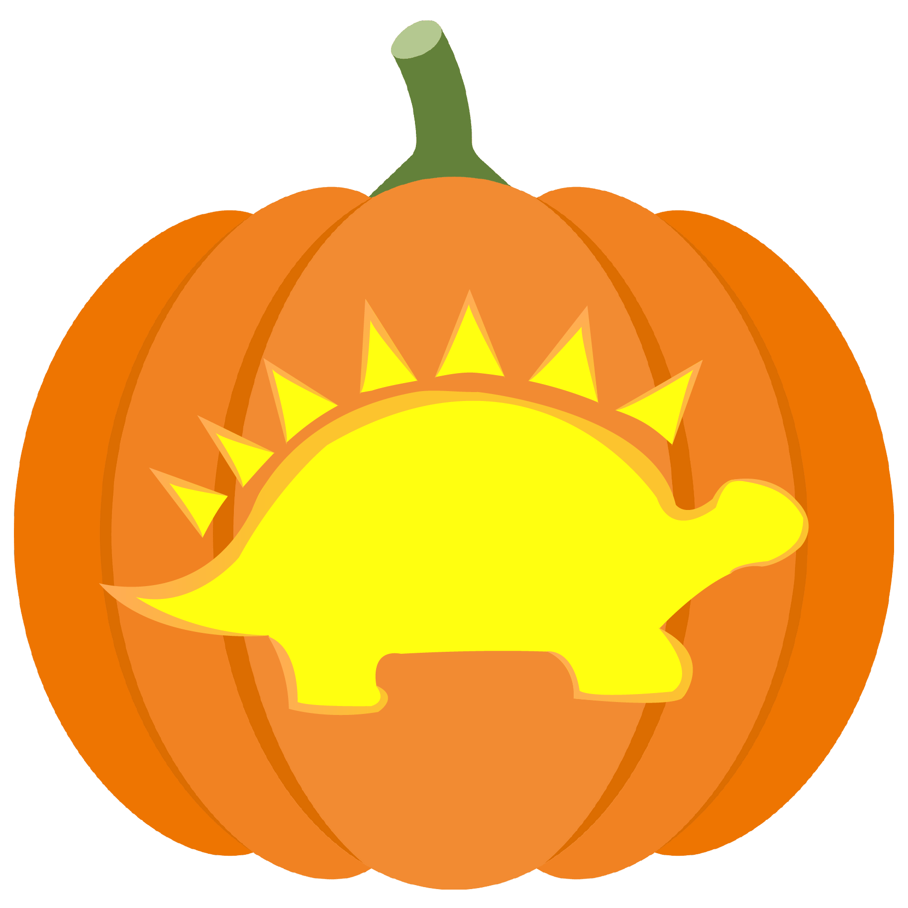 Easy dinosaur pumpkin stencil free printable papercraft templates