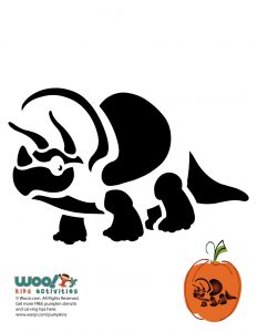 Dinosaur printable pumpkin stencils woo jr kids activities childrens publishing