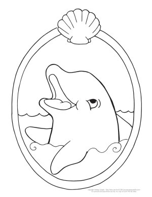 Dolphin coloring pages