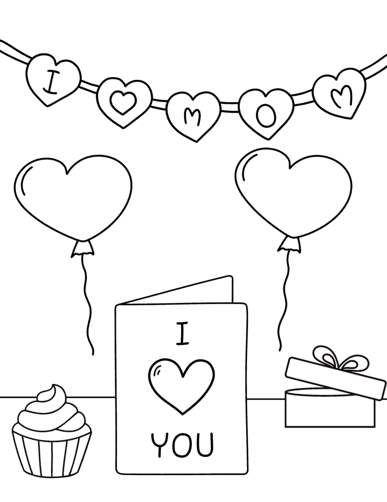 Free printable mothers day coloring pages for kids