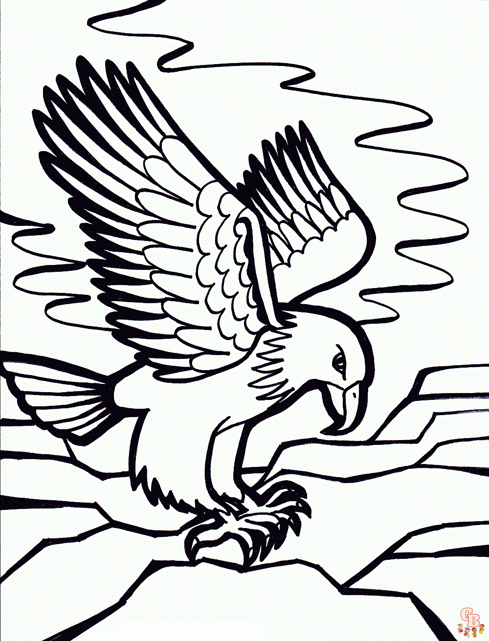 Eagle coloring pages