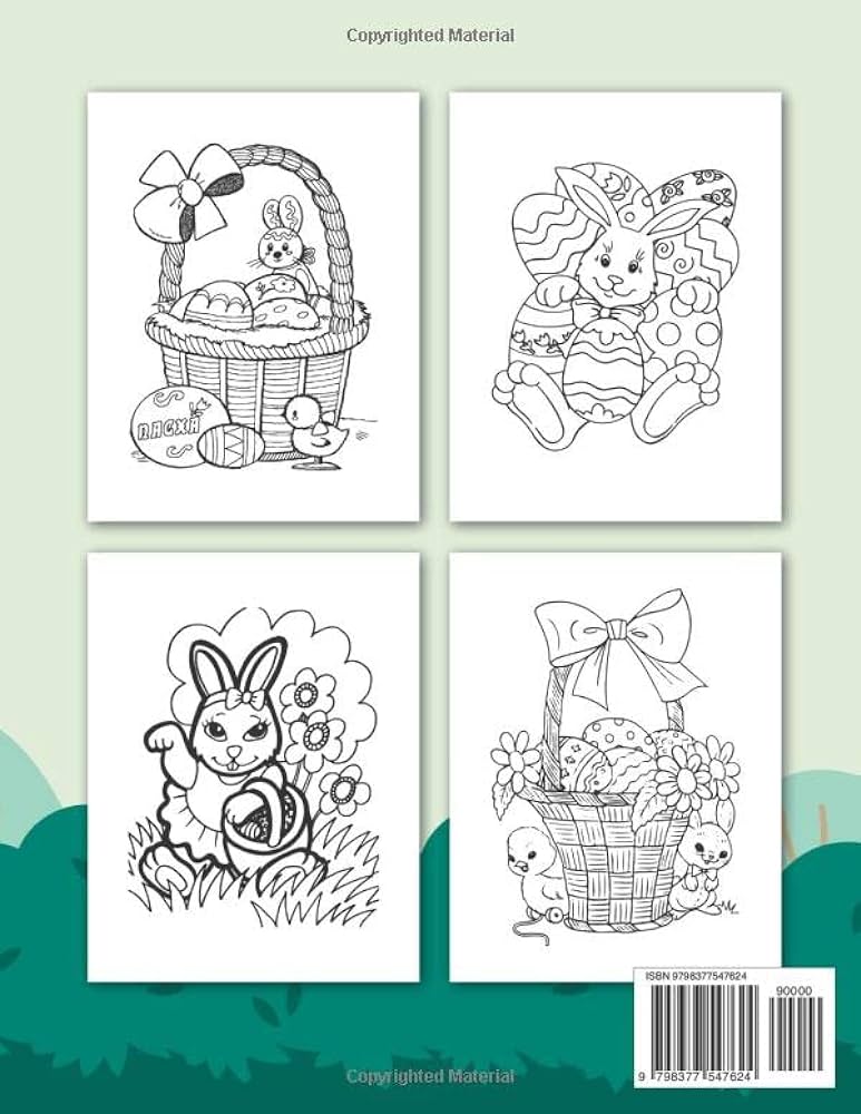 Easter coloring book for kids