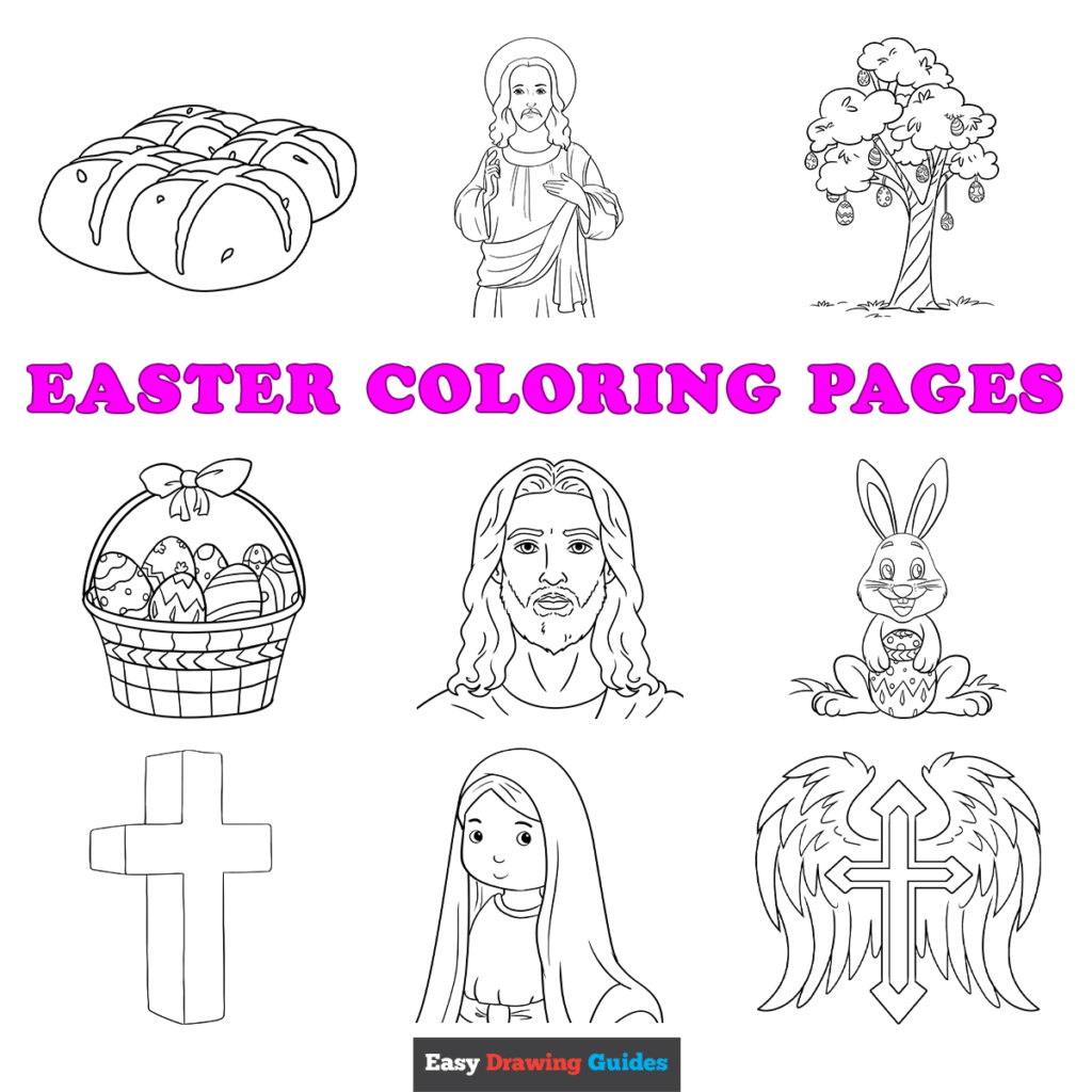 Free printable easter coloring pages for kids