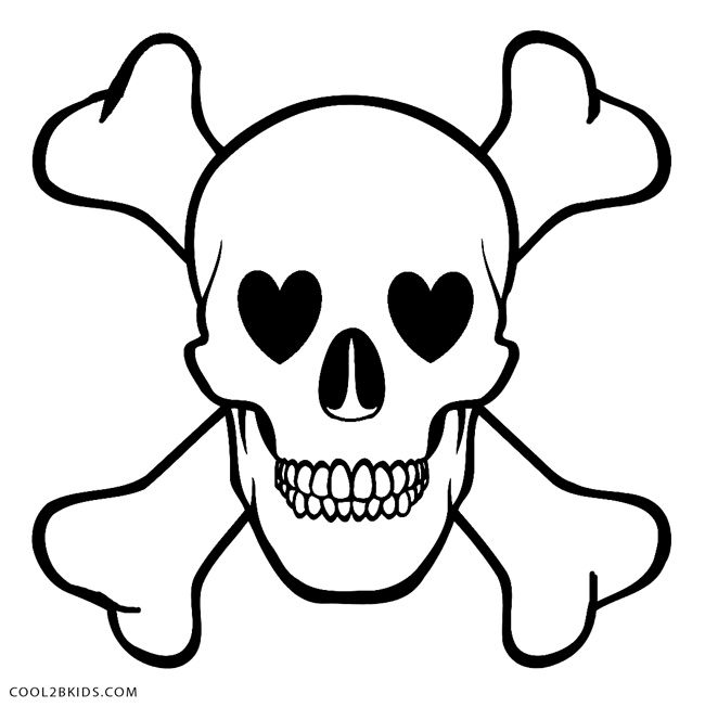 Dibujos de calacas calavera pirata calaveras para colorear