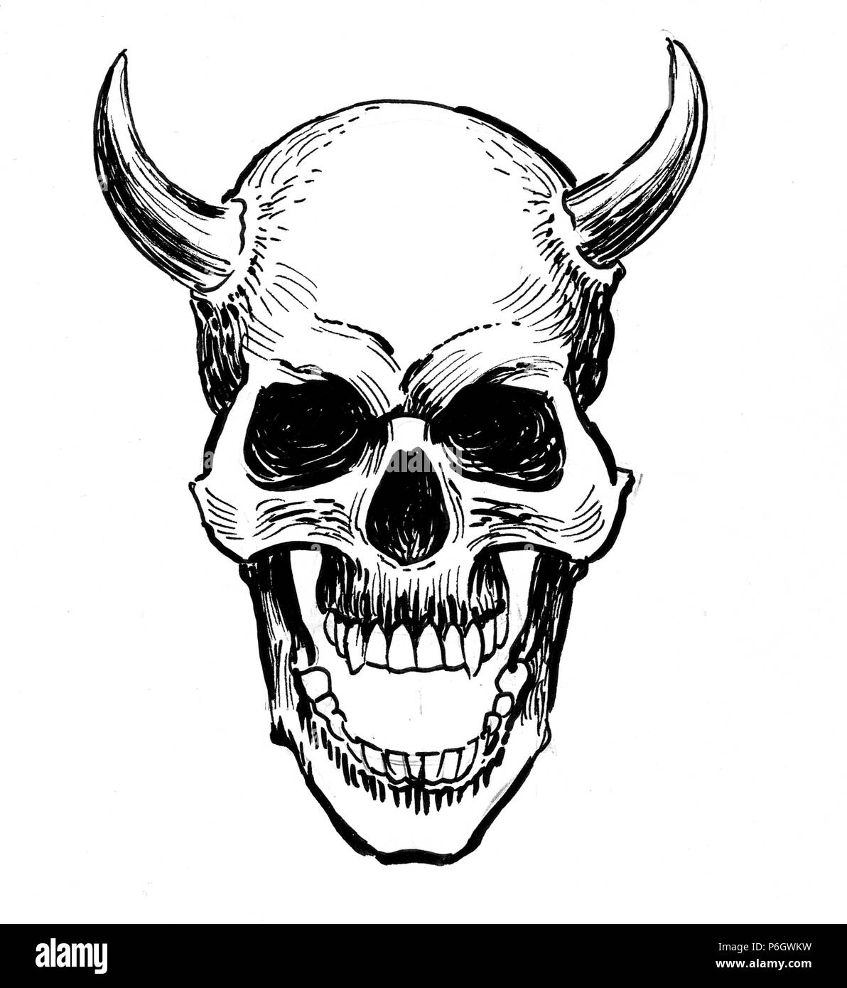 Evil skull hi