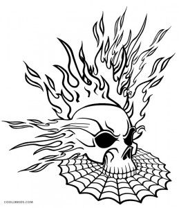Printable skulls coloring pages for kids skull coloring pages cool coloring pages adult coloring pages