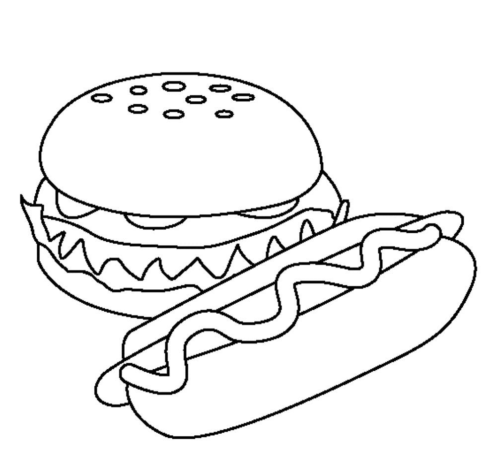 Excellent image of food coloring pages