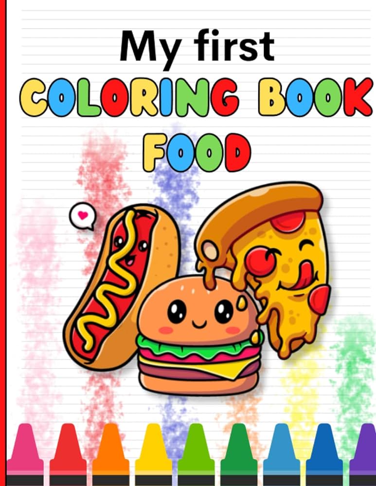 My first coloring book for toddlers