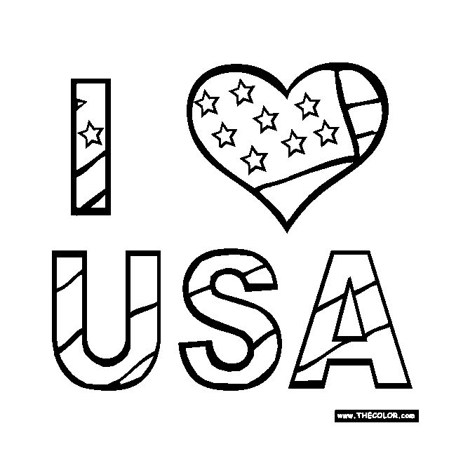 Free printable fourth of july coloring pages for kids