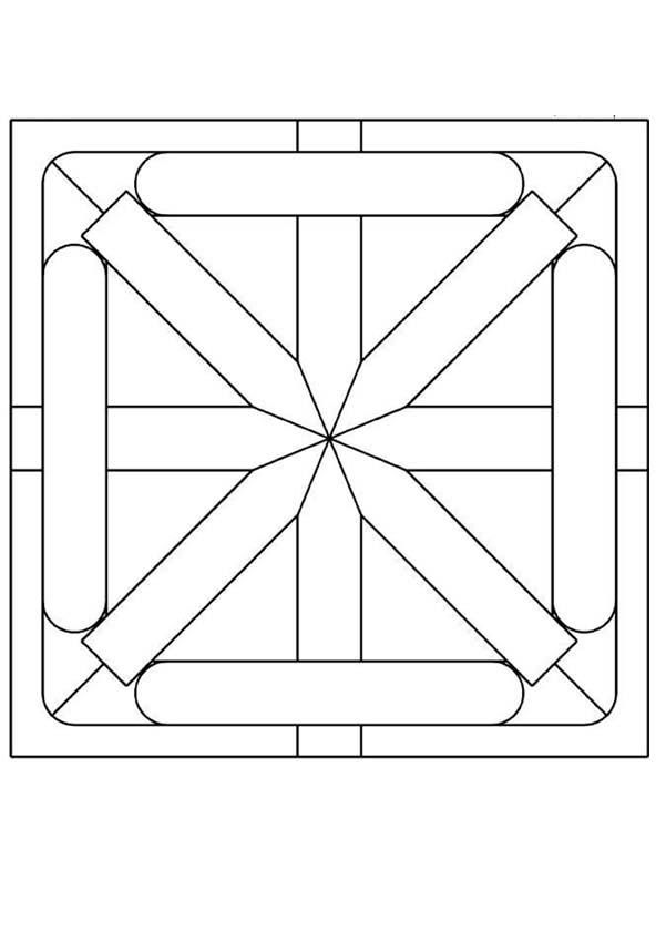 Printable coloring pages detailed geometric coloring pages mandala coloring pages geometric coloring pages mandala coloring