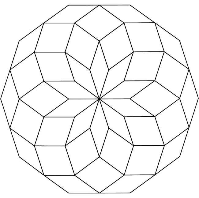 Geometric shapes to color geometric coloring pages mandala coloring pages mandala coloring
