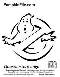 Ghostbusters pumpkin patterns