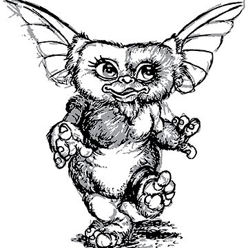 Gremlin drawing photographic print for sale by waifumiia
