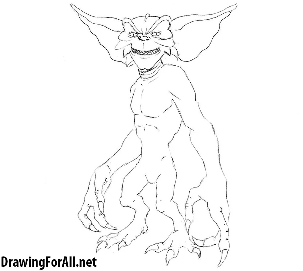 How to draw a gremlin