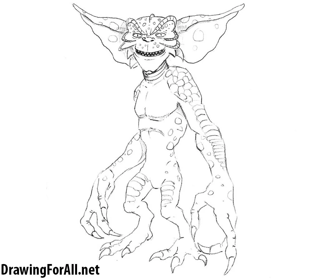 How to draw a gremlin