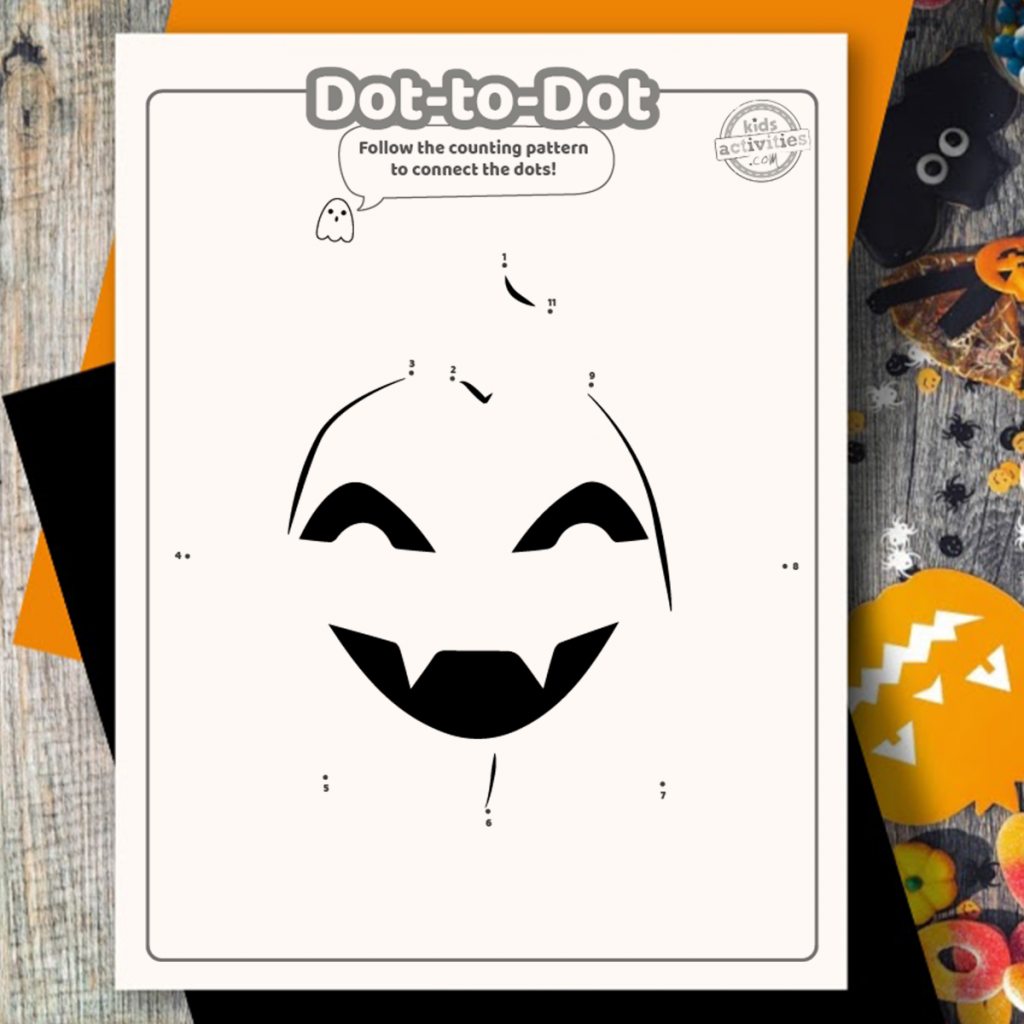 Delightful halloween dot to dot printables kids activities blog