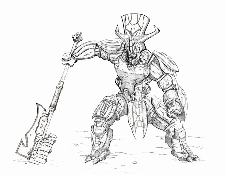 Free printable halo wars coloring pages
