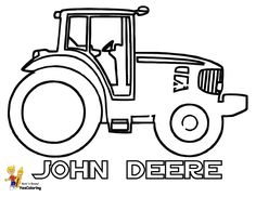 Gritty tractor coloring pages
