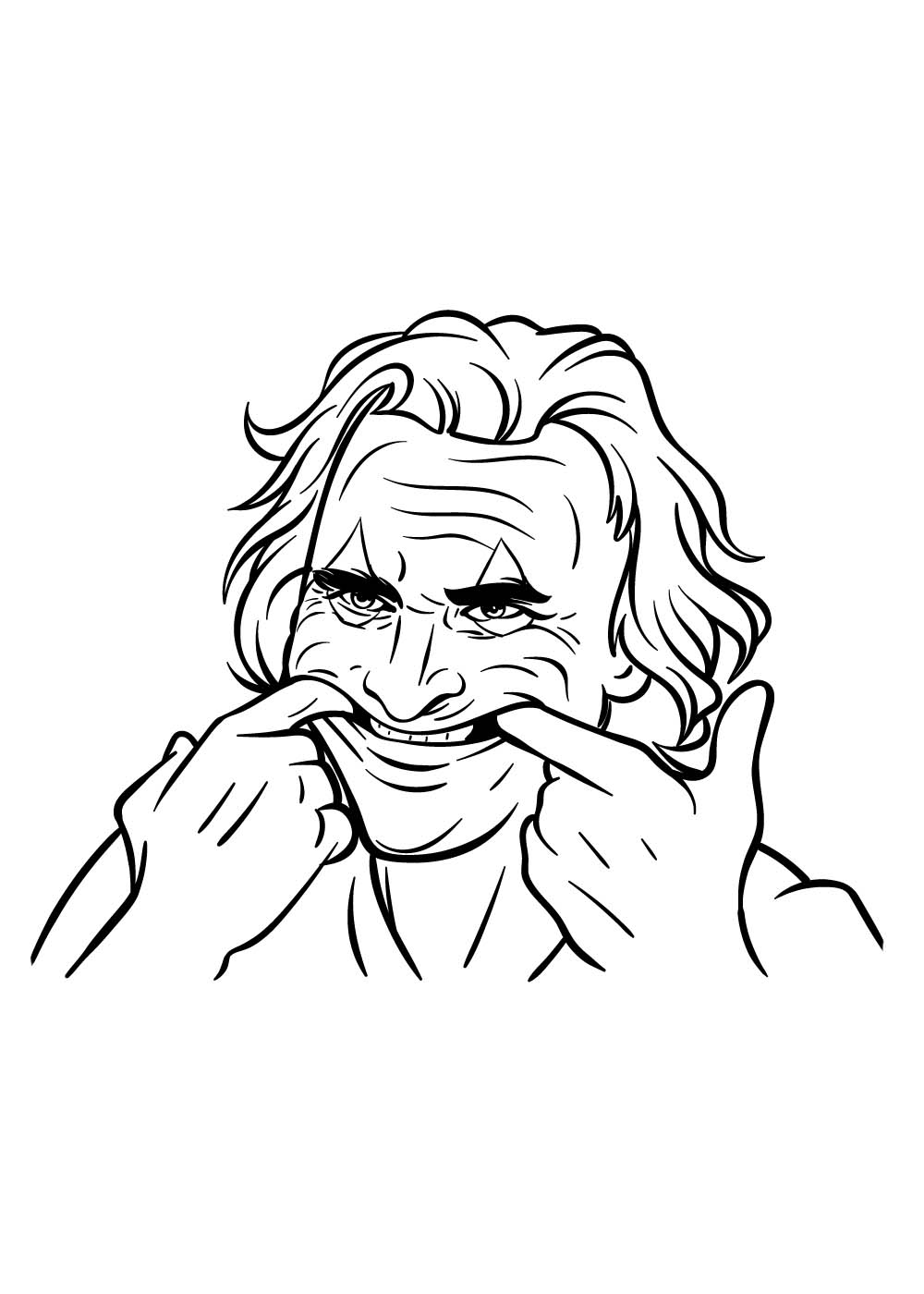 Joker coloring pages by coloringpageswk on