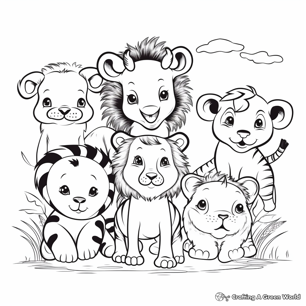 Animal kingdom coloring pages