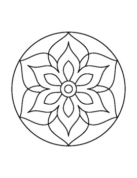 Mindfulness coloring pages for kids