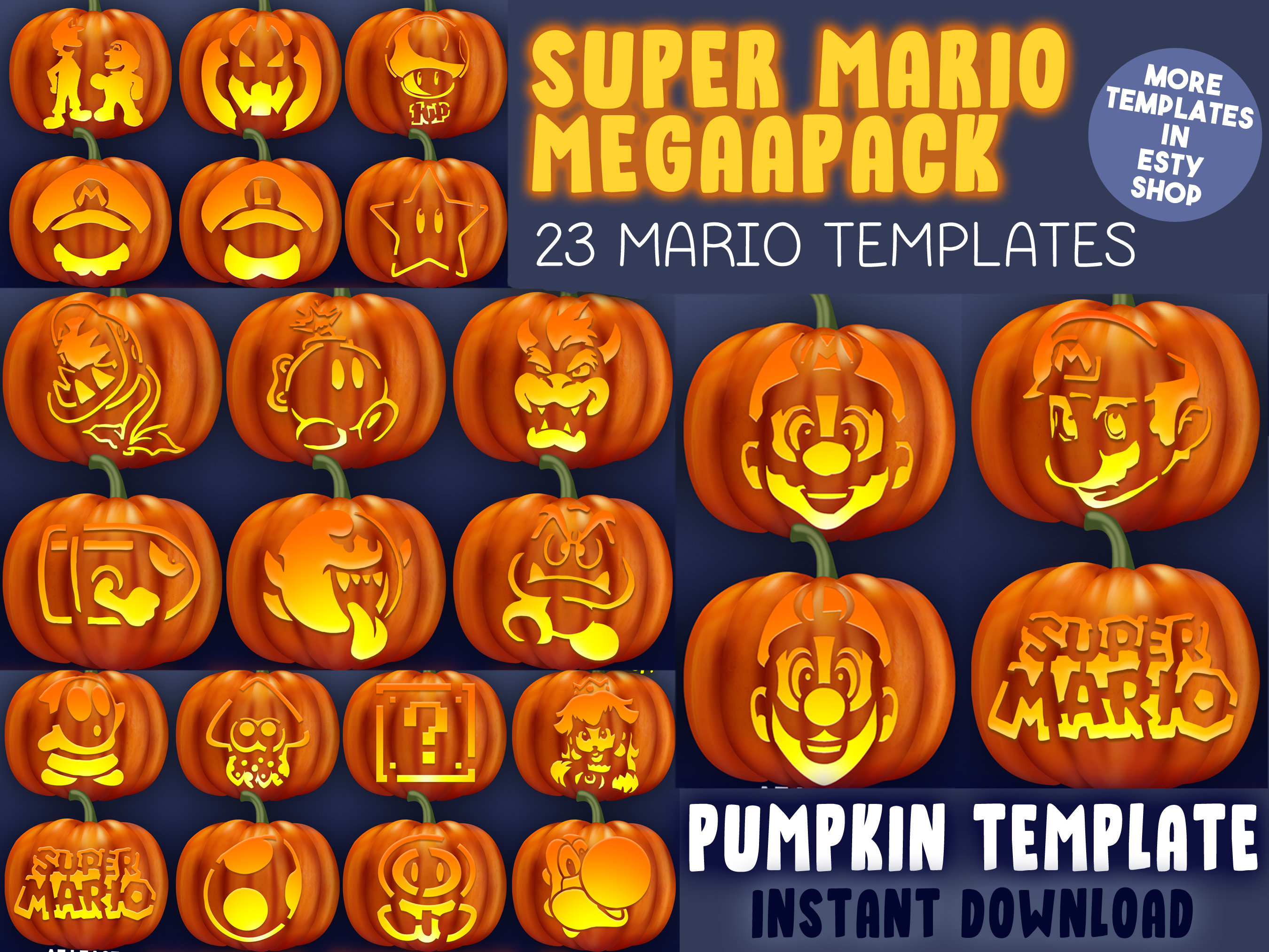 Mario pumpkin