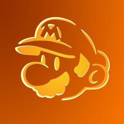 Mario pumpkin carving stencil