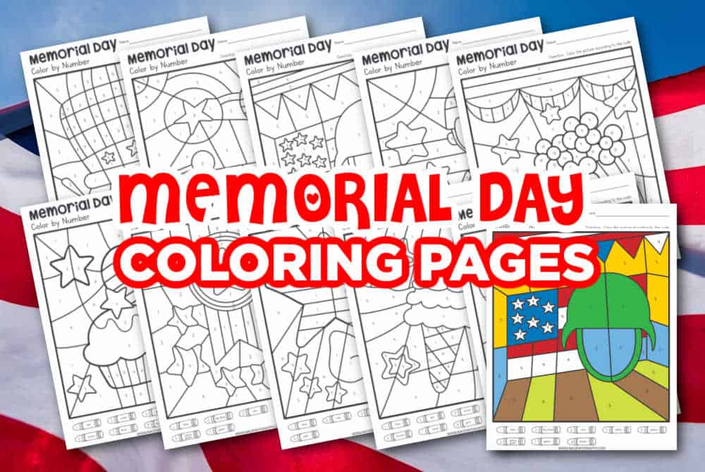 Memorial day coloring pages