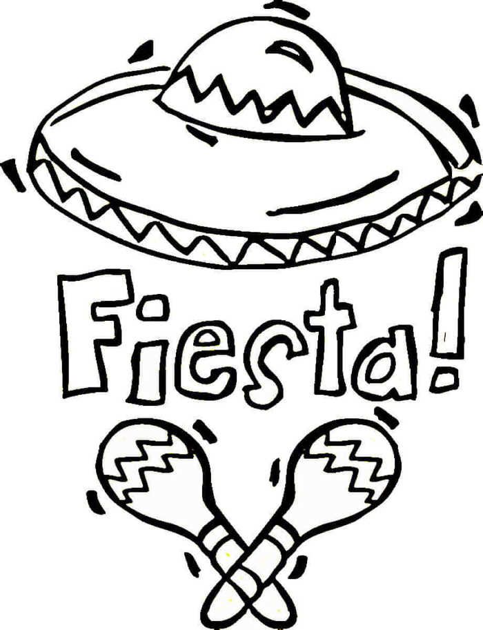 Printable cinco de mayo coloring pages pdf