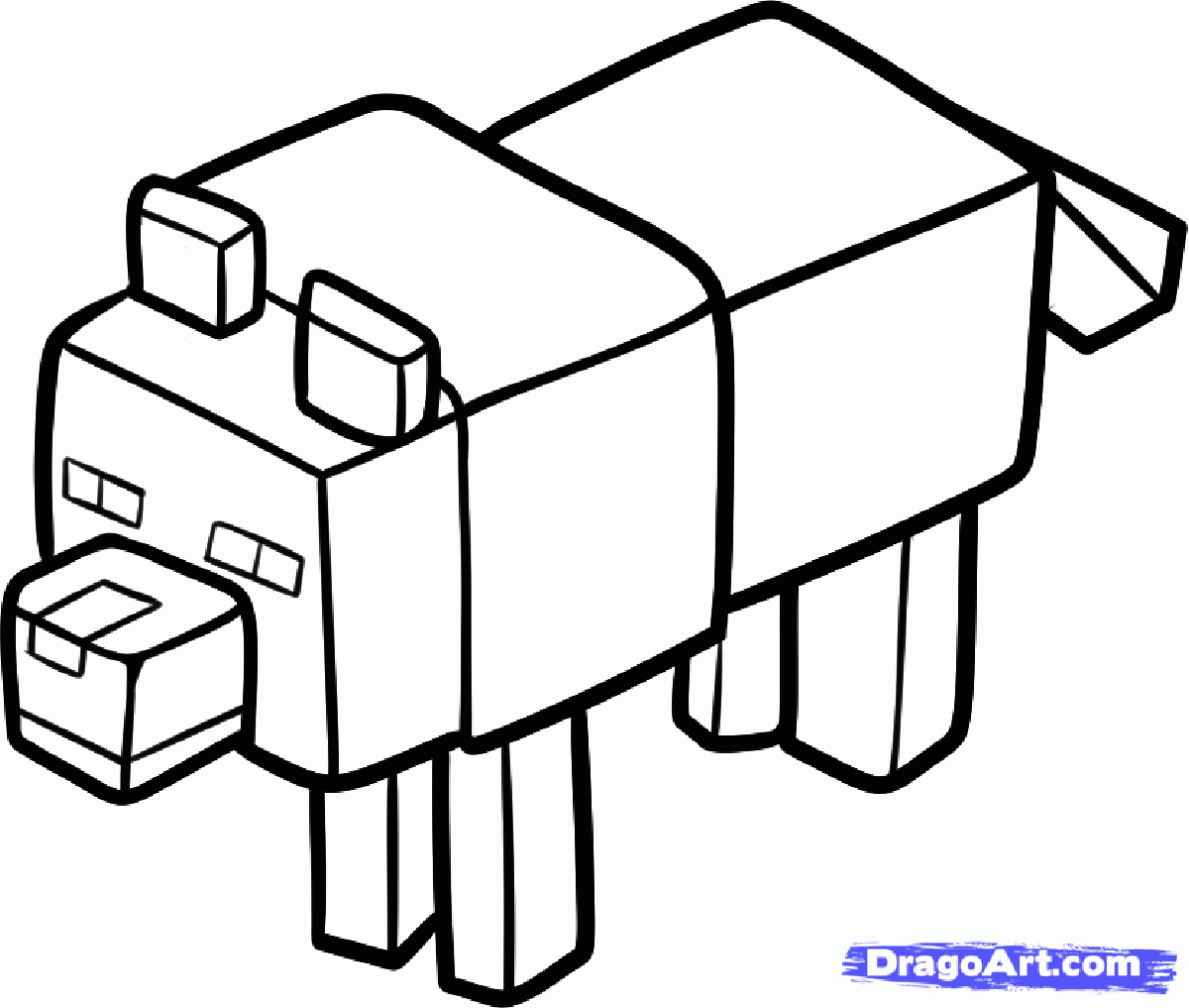 Minecraft coloring pages to print