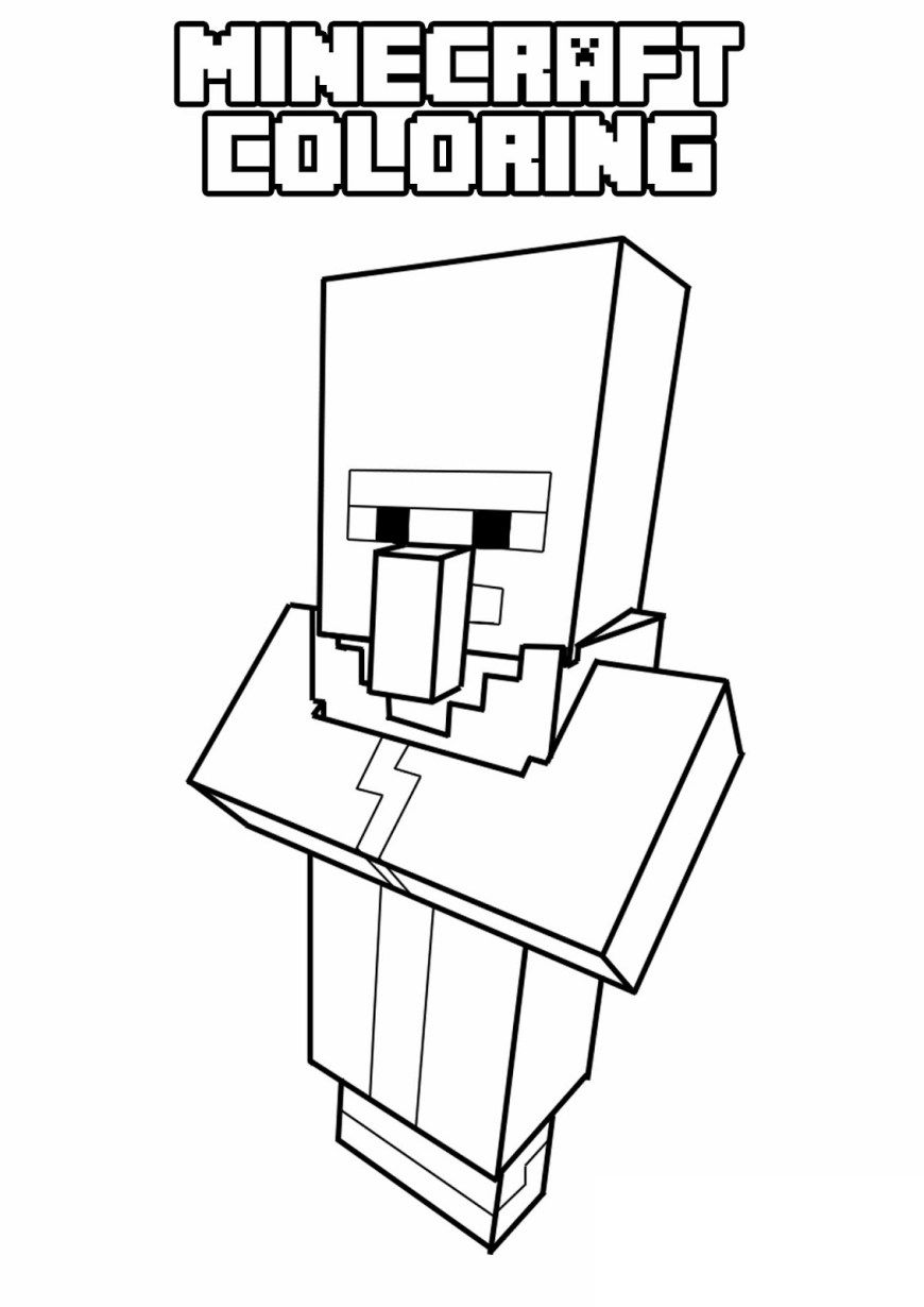Minecraft coloring pages kids under minecraft coloring pages