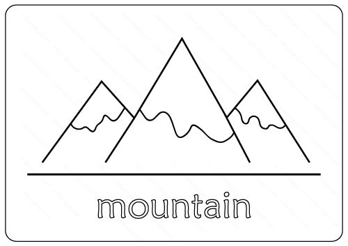 Printable mountain coloring pages pdf camping coloring pages templates printable free free printable coloring pages
