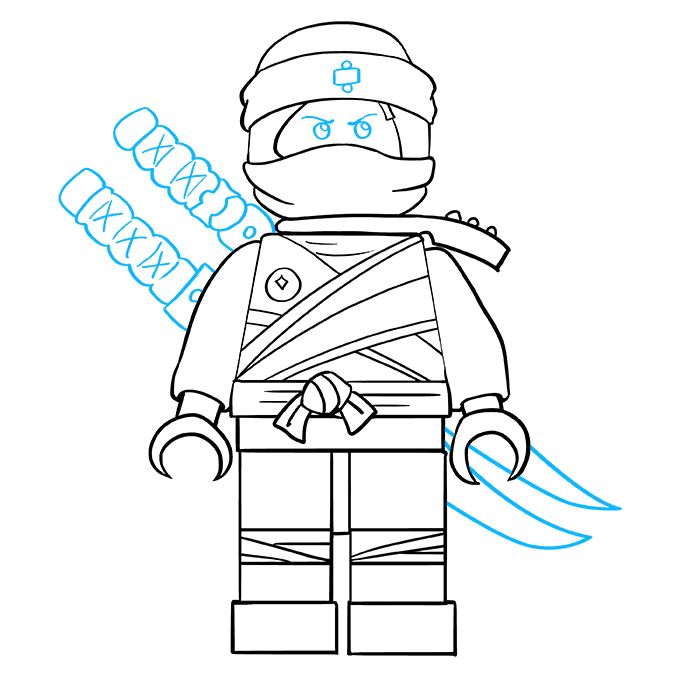 How to draw kai from ninjago