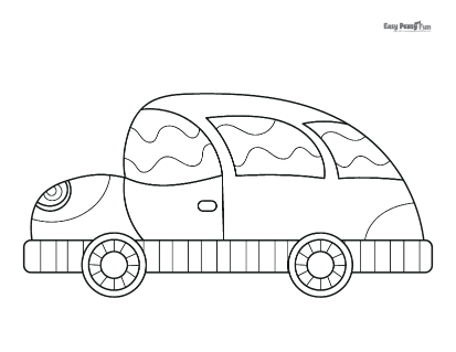 Car coloring pages