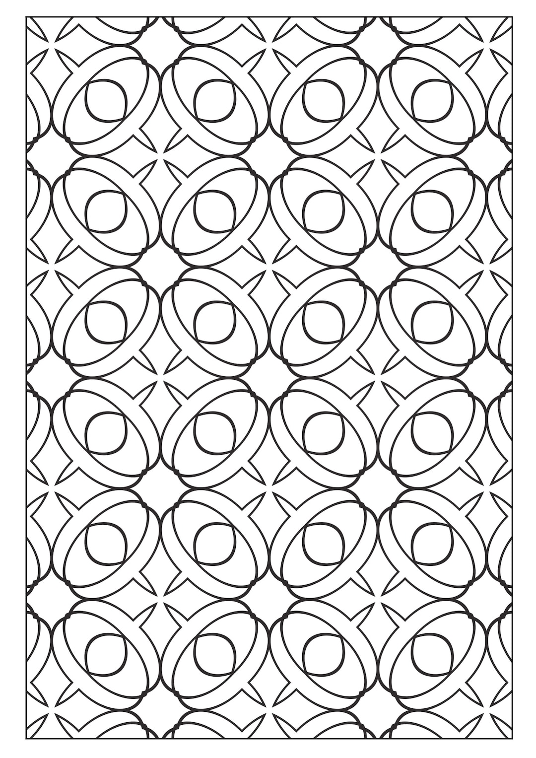 Set of printable coloring pages with geometric designs kids and adults coloring pages patterns relaxing activity stress relief vol