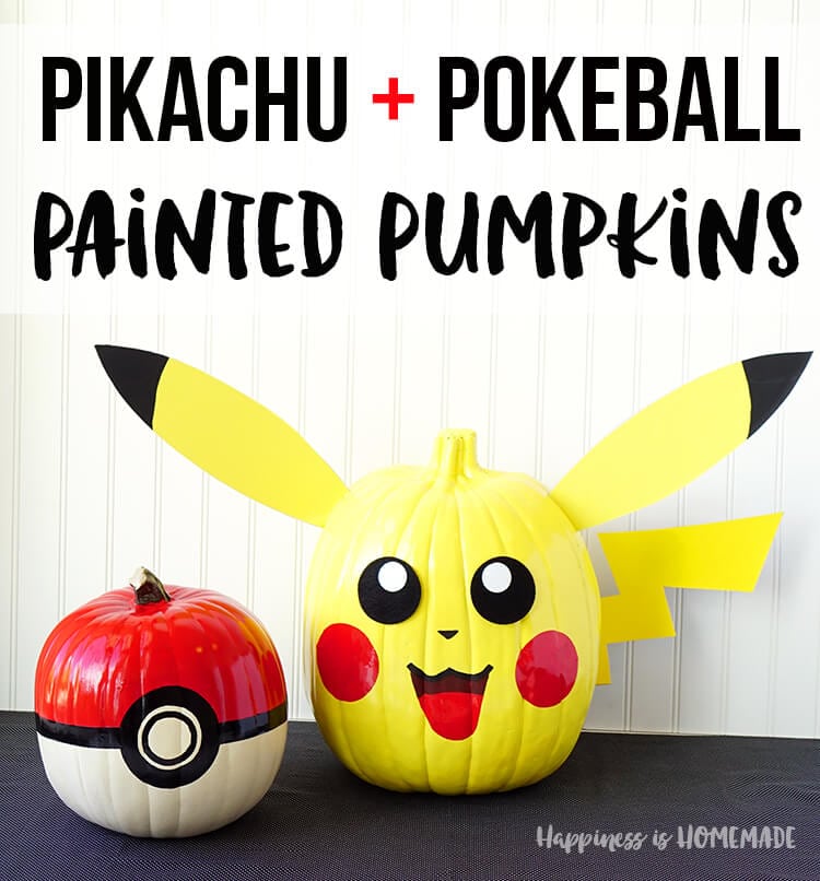 Pokemon pumpkins pikachu pokeball