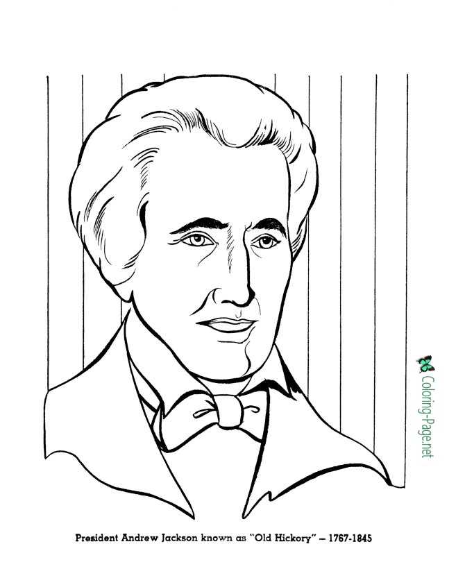 Us presidents coloring pages