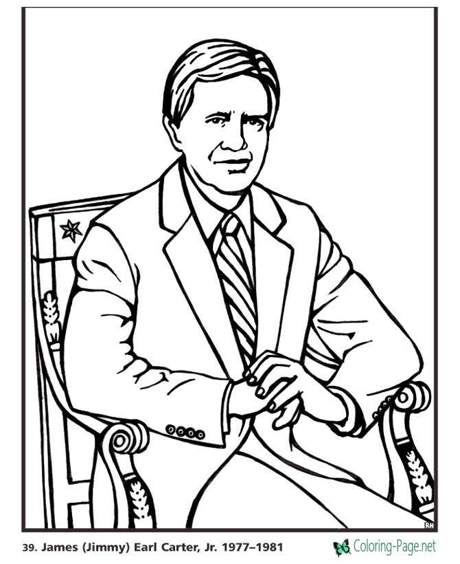 Us presidents coloring pages