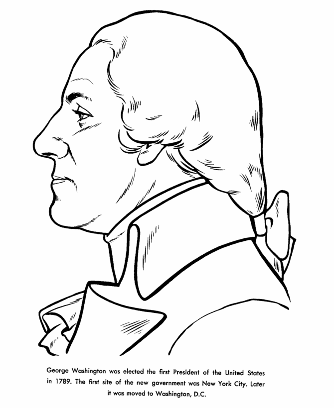 Bluebonkers us presidents coloring pages