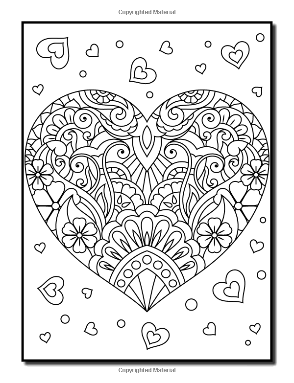 Amazon coloring books for adults relaxation magical swirls coloring book with fun easyâ heart coloring pages coloring books valentine coloring pages