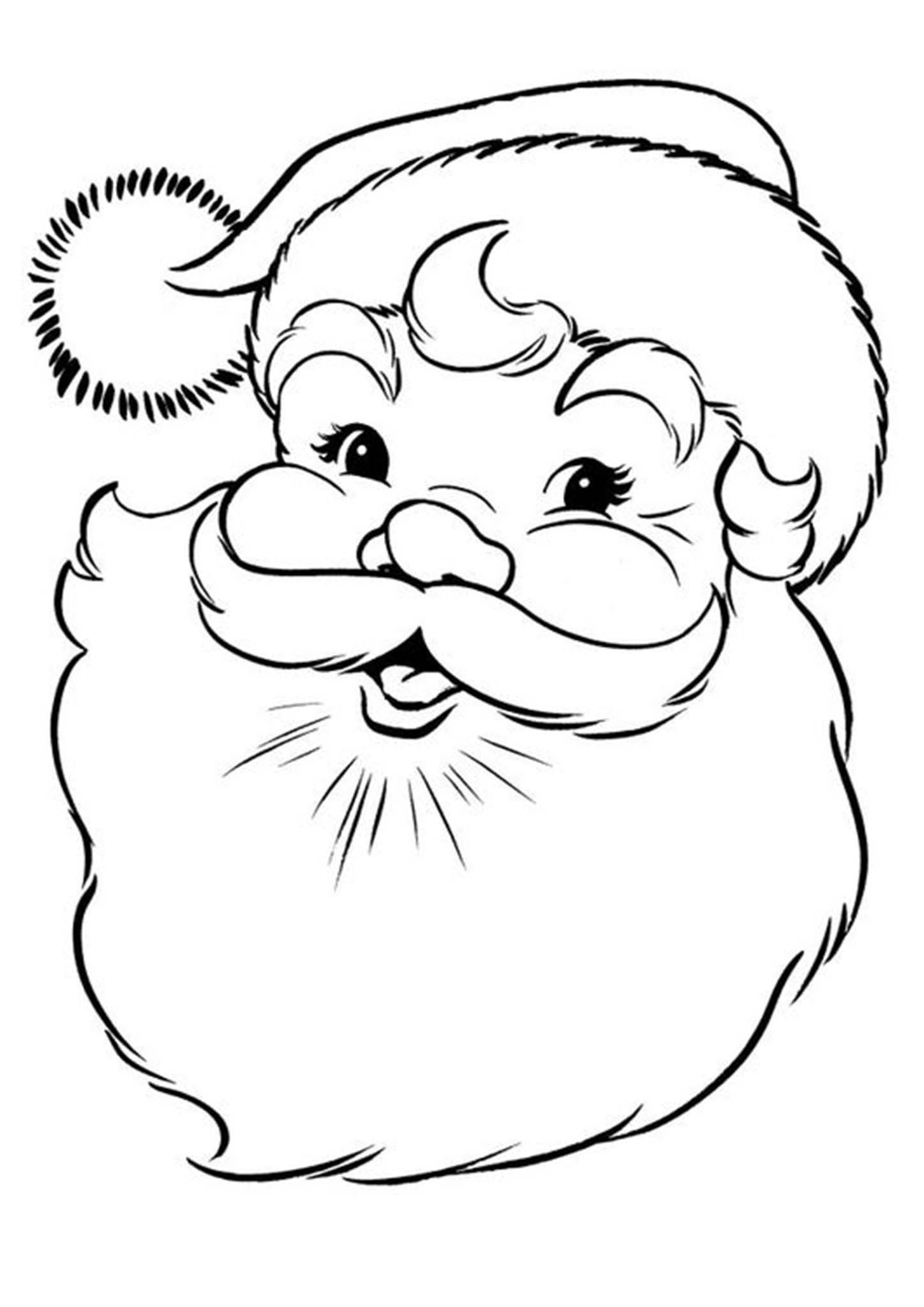 Free printable santa coloring pages for kids santa coloring pages easy christmas drawings christmas drawing