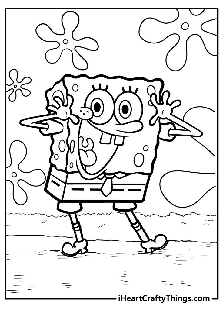 Super fun spongebob coloring pages spongebob coloring coloring pages cute coloring pages