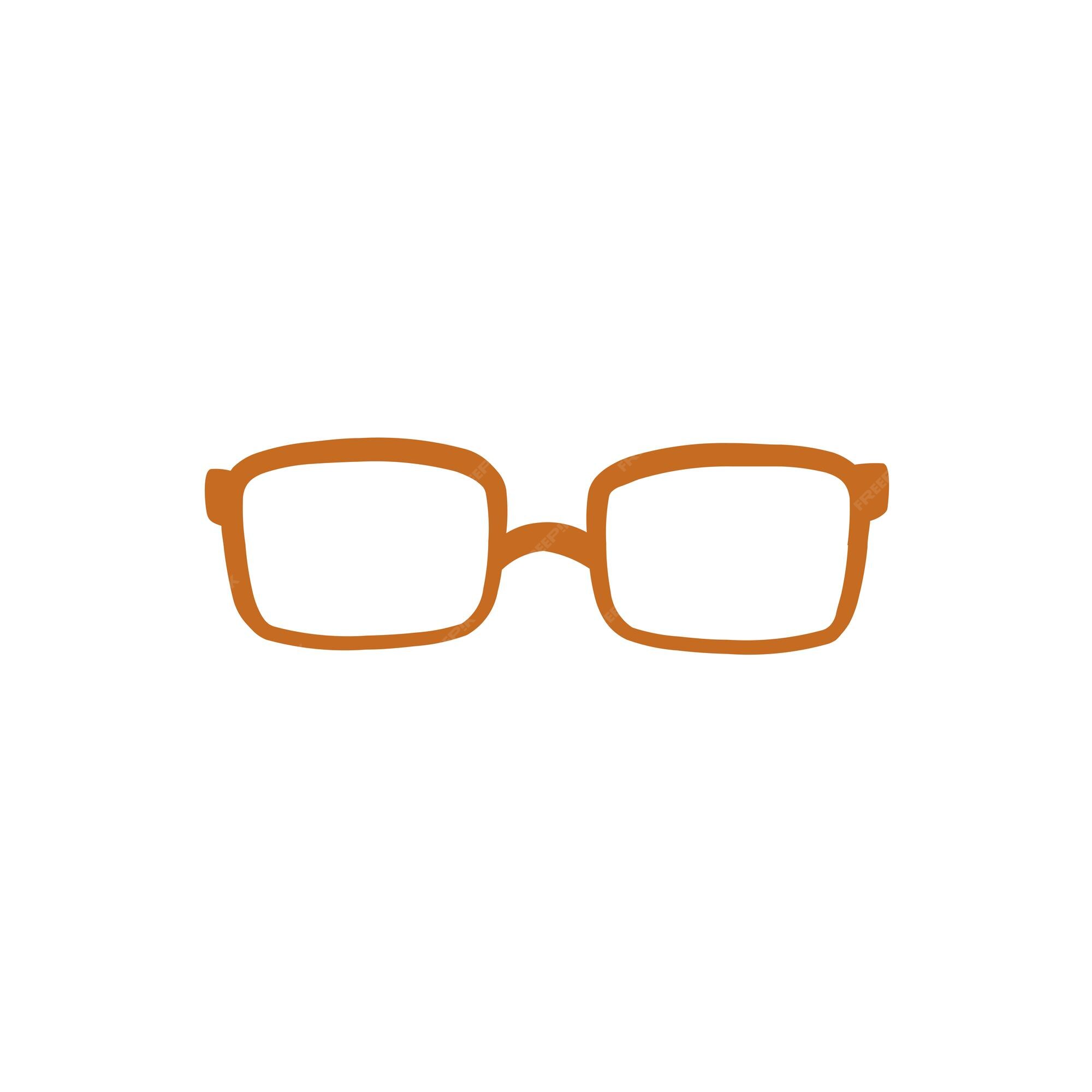 Premium vector hand drawn eyewear sunglasses kawaii coloring page illustration