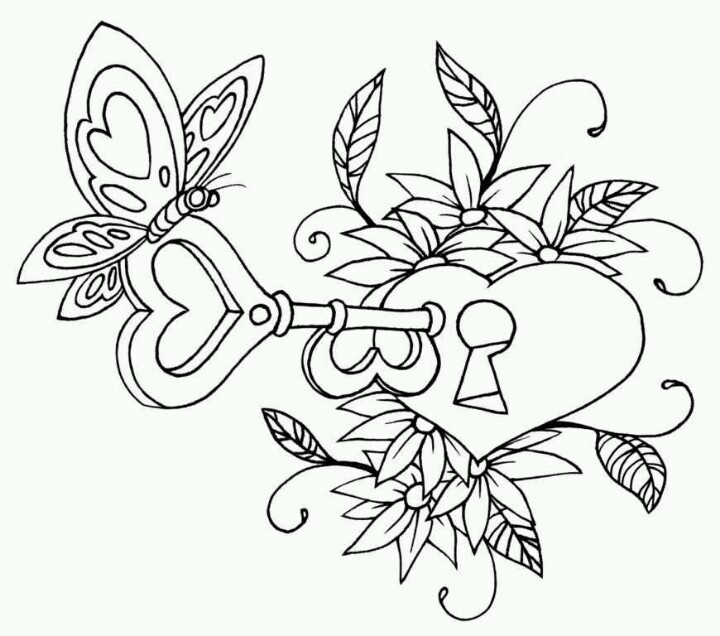 Cute idea for a tattoo tattoo coloring book art prints quotes love coloring pages