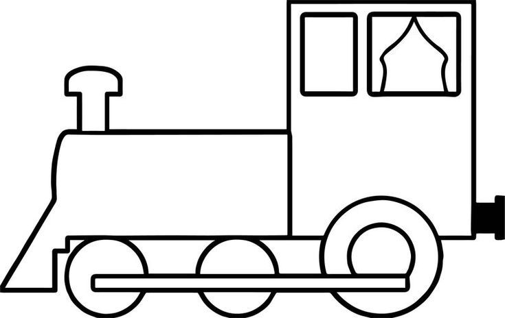 Simple train coloring page see the category to find more printable coloring sheets alsoâ train coloring pages truck coloring pages monster truck coloring pages