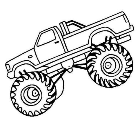Printable coloring pages monster truck coloring pages truck coloring pages cars coloring pages