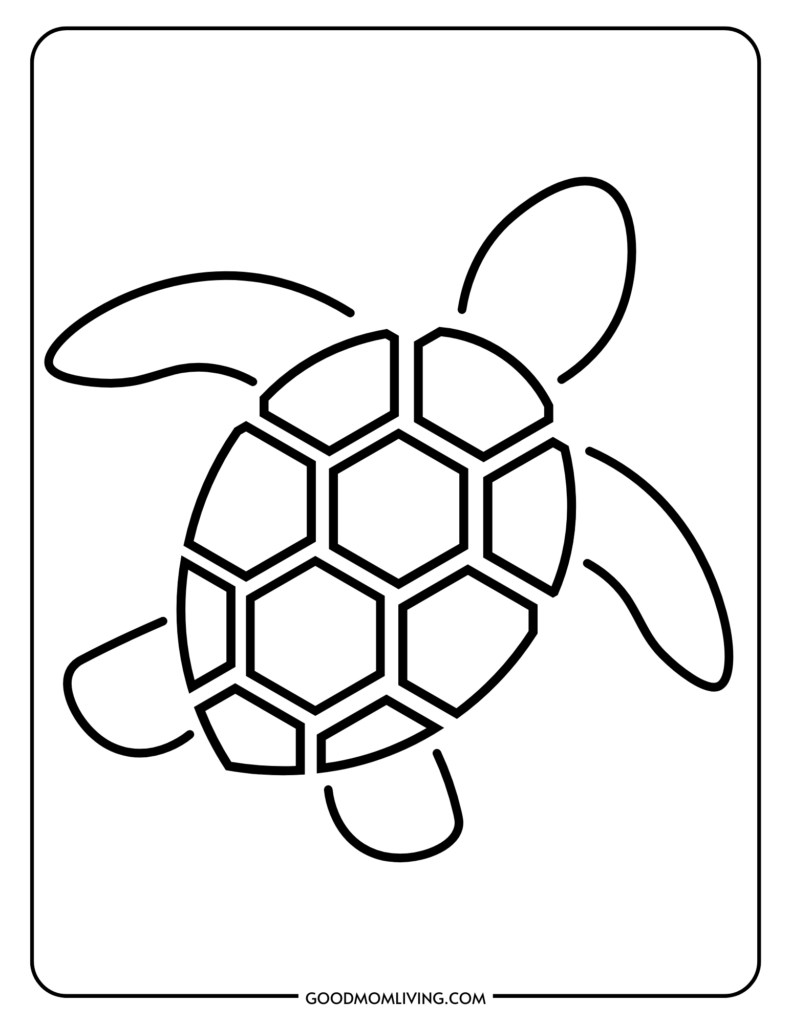 Sea turtle coloring pages free printable turtles