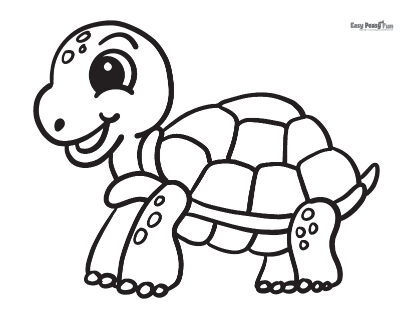 Turtle coloring pages