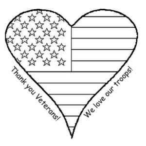 Veterans day coloring pages printable for free download